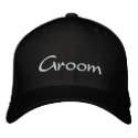 EMBROIDERED GROOM WEDDING CAP embroidered hats