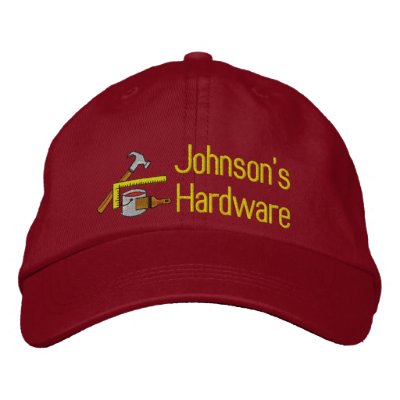Embroidered Hardware Embroidered Hat by ThreadHeadLTD
