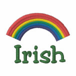 Embroidered Irish Rainbow Polo Shirt