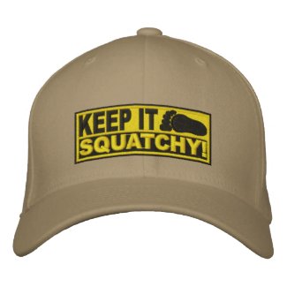 *EMBROIDERED* KEEP IT SQUATCHY! Bobo's Original Embroidered Baseball Cap