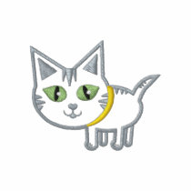 Embroidered Kitty Cat embroidered shirts