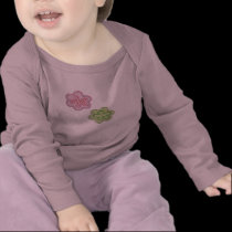 Embroidered Knit Flowers t-shirts by kokobaby Embroidered Knit Flowers t-shirts