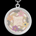 Embroidered Love Necklace necklaces