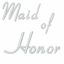 Embroidered Maid of Honor Shirt embroidered shirts