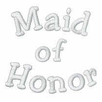 Embroidered Maid of Honor Shirt embroidered shirts