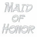Embroidered Maid of Honor Shirt