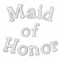 Embroidered Maid of Honor Shirt