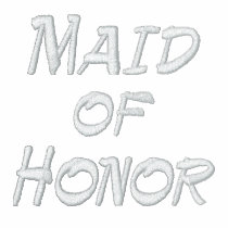 Embroidered Maid of Honor Shirt embroidered shirts