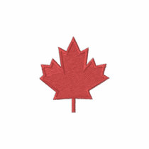 Embroidered Maple Leaf - Canadian Pride! embroidered shirts