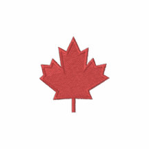 Embroidered Maple Leaf - Canadian Pride! Jacket