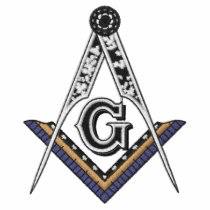 Embroidered Masonic Square and Compass Embroidered Polo Shirt