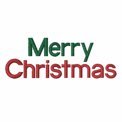 Embroidered Merry Christmas Polo Embroidered Shirt