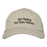 Embroidered Metal Detecting Hat Embroidered Baseball Caps