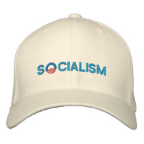 EMBROIDERED OBAMA HAT - Socialism embroidered hats