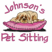 Embroidered Pet Sitting embroidered shirts