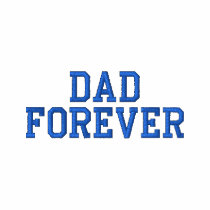 EMBROIDERED POLO T-SHIRT - DAD FOREVER embroidered shirts