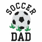 Embroidered soccer Dad T-shirt