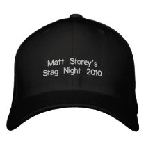 Embroidered Stag Hat embroidered hats