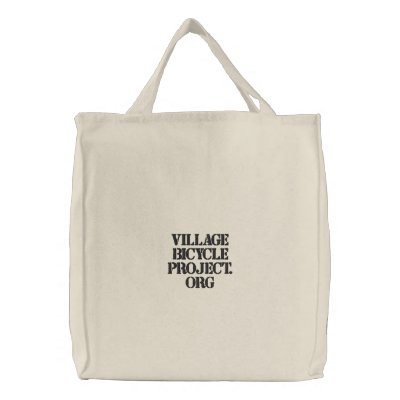 Embroidered tote bag by Ghanabikes