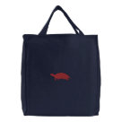 basic_tote_bag - Bag with embroidered turtle