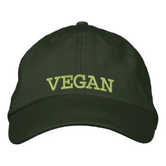 Embroidered Vegan Baseball Cap/Hat embroideredhat