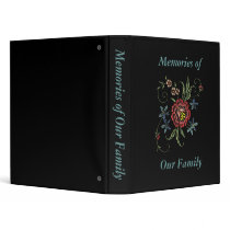 Embroidered/Vintage-Look Memories Binder Scrapbook by lkranieri Embroidered/Vintage-Look Memories Binder Scrapbook