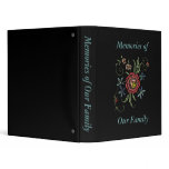 Embroidered/Vintage-Look Memories Binder Scrapbook