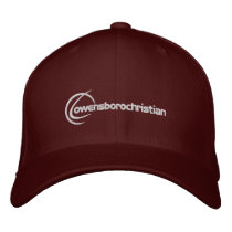 Embroidered White Logo Hat embroidered hats
