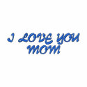 EMBROIDERED WOMEN POLO T- SHIRT - I LOVE YOU MOM embroidered shirts by ARTCOR7 EMBROIDERED WOMEN POLO T- SHIRT - I LOVE YOU MOM embroidered shirts