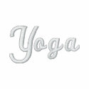Embroidered Yoga Black White T-Shirt embroidered shirts by TShirts_Plus Embroidered Yoga Black White T-Shirt embroidered shirts