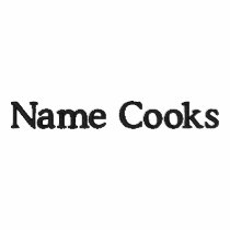 Embroidered (Your Name) Cooks Polo Shirt embroidered shirts