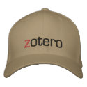 Embroidered Zotero Cap embroidered hats by Zotero_Store Embroidered Zotero Cap embroidered hats