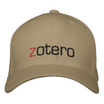 Embroidered Zotero Cap embroidered hats