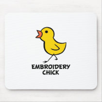 Embroidery Chick Mousepad