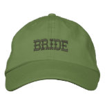 Embroidery Cowgirl Bride Baseball Cap embroidered hats