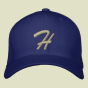 Embroidery Monogram Letter H Initial