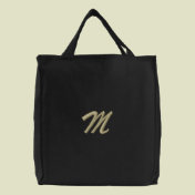 Embroidery Monogram Letter M Initial