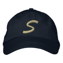 Embroidery Monogram Letter S Initial embroidered hats by initiallyyours Embroidery Monogram Letter S Initial embroidered hats