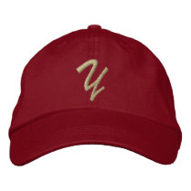 Embroidery Monogram Letter Y Initial embroidered hats by initiallyyours Embroidery Monogram Letter Y Initial embroidered hats