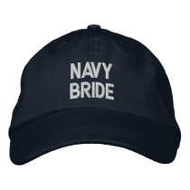 Embroidery Navy Bride Baseball Cap embroidered hats