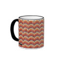 Embroidery - vermilion - mug mug
