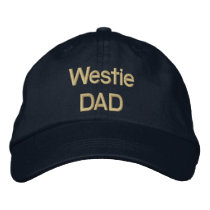 Embroidery Westie DAD embroidered hats