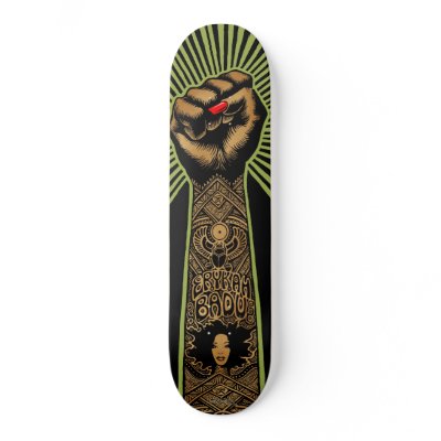 Emek "Badufist" Custom Skate Board by AP_Emek