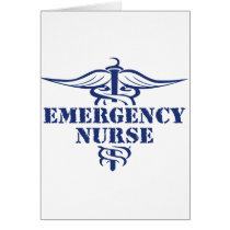 emer nurse greeting card