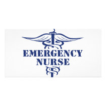 emer nurse personalized photo card