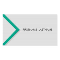 Emerald Arrow Personal Networking Business Cards