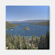 Emerald Bay, Lake Tahoe, California, USA magnets