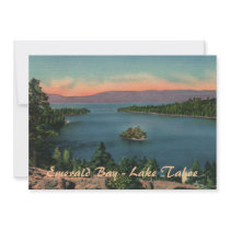 Emerald Bay - Lake Tahoe Party Invitation