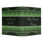 Emerald Circles Recipe Book Binders