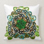 Emerald Diamonds Sofa Bling Jewelry pillows